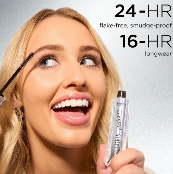 Tarte Lights, Camera, Lashes Platinum Mascara: Black, 9ml (Full Size), NIB - Picture 4 of 6